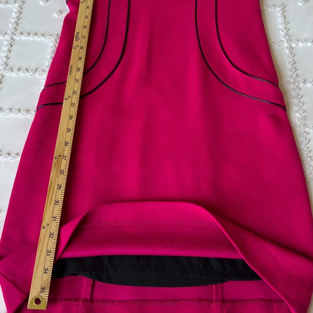 Alberto Makali Fuchsia Cap Sleeve Dress SIZE 8 - Picture 3 of 13